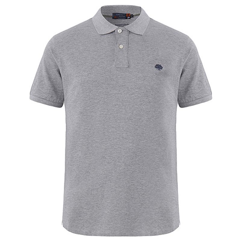 Męskie Lato Plus Rozmiar Pure Color Golf Shirt Turn-down Collar Loose Short Sleeve Tops