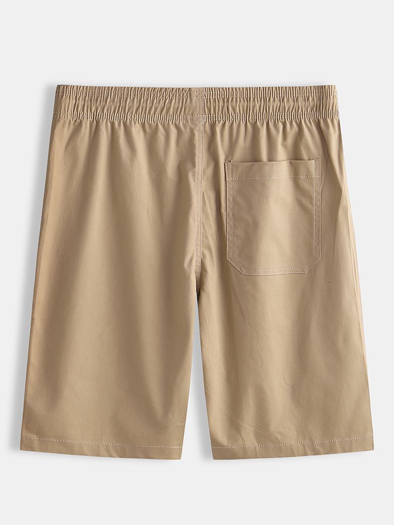 Męskie Letnie Kombinezony Stretch Five Point Casual Cotton Shorts Pants