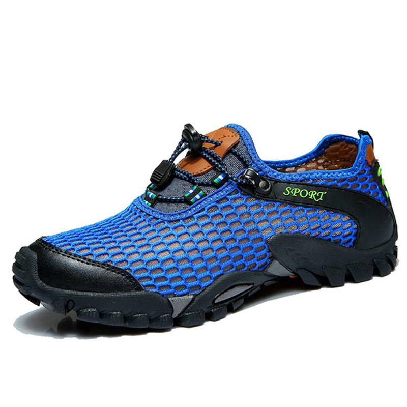 Męskie Mesh Antykolizyjne Toe Piesze Wycieczki Wspinaczka Outdoor Athletic Shoes