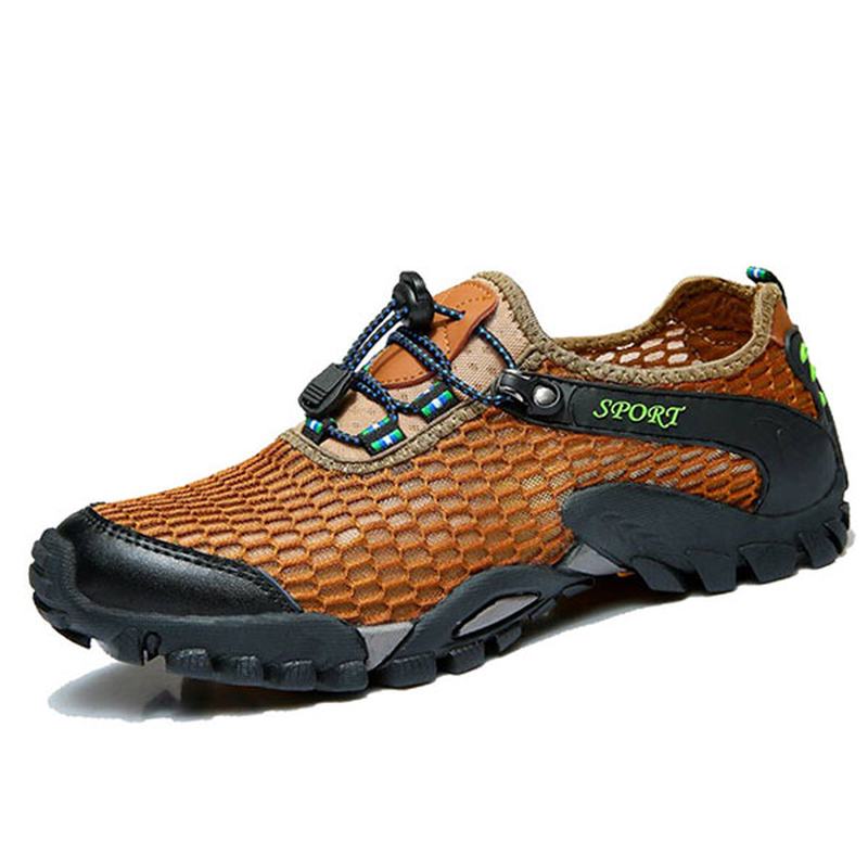 Męskie Mesh Antykolizyjne Toe Piesze Wycieczki Wspinaczka Outdoor Athletic Shoes