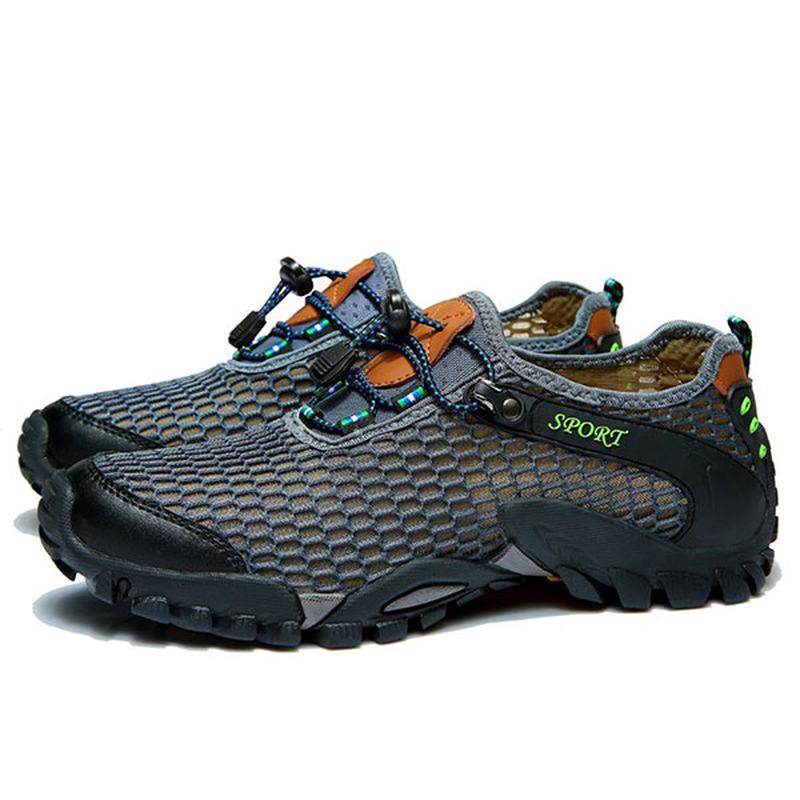 Męskie Mesh Antykolizyjne Toe Piesze Wycieczki Wspinaczka Outdoor Athletic Shoes