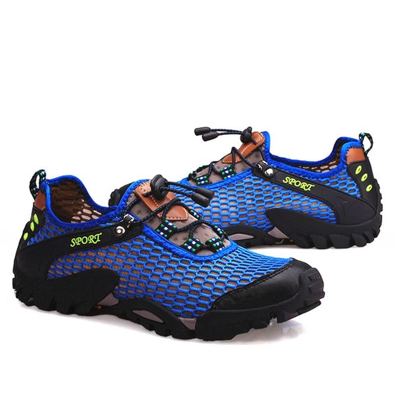 Męskie Mesh Antykolizyjne Toe Piesze Wycieczki Wspinaczka Outdoor Athletic Shoes