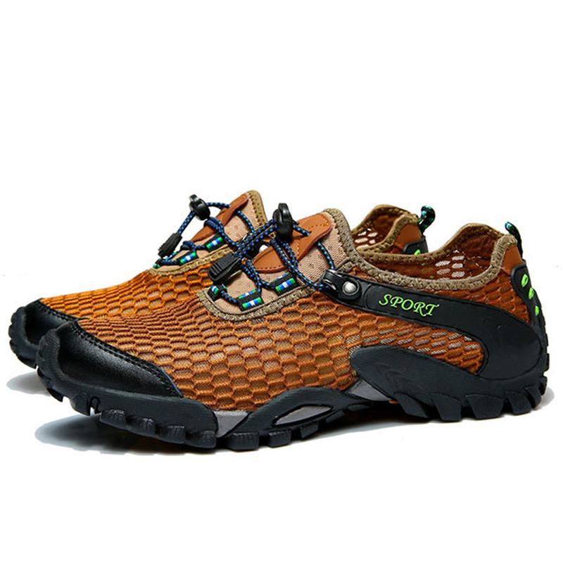 Męskie Mesh Antykolizyjne Toe Piesze Wycieczki Wspinaczka Outdoor Athletic Shoes