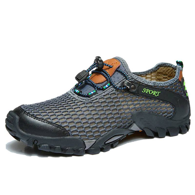 Męskie Mesh Antykolizyjne Toe Piesze Wycieczki Wspinaczka Outdoor Athletic Shoes