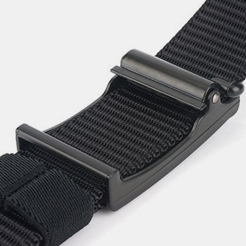 Męskie Nylonowe Plecione 120 cm Prostokątna Automatyczna Klamra Casual Wild Belts Training Pasy Taktyczne