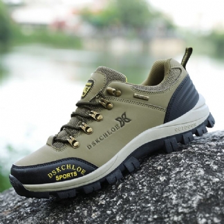 Męskie Oddychające Antypoślizgowe Miękkie Dno Sznurowane Outdoor Casual Sports Shoes