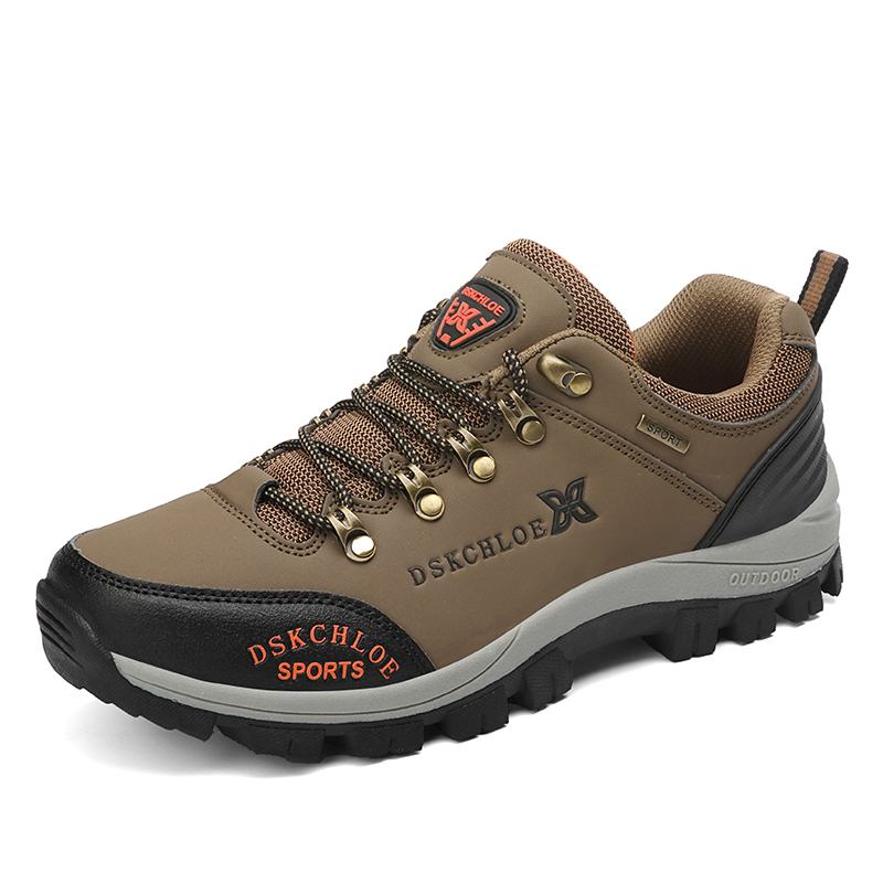 Męskie Oddychające Antypoślizgowe Miękkie Dno Sznurowane Outdoor Casual Sports Shoes