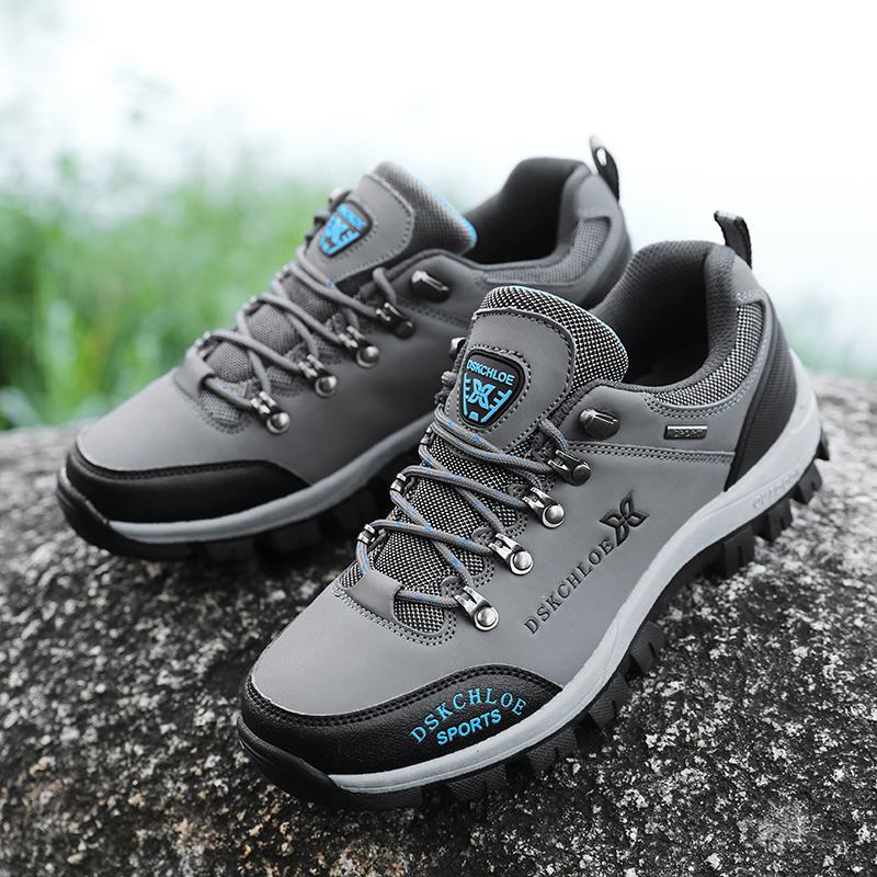 Męskie Oddychające Antypoślizgowe Miękkie Dno Sznurowane Outdoor Casual Sports Shoes