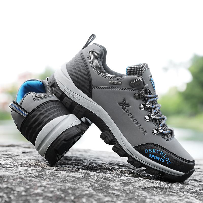 Męskie Oddychające Antypoślizgowe Miękkie Dno Sznurowane Outdoor Casual Sports Shoes