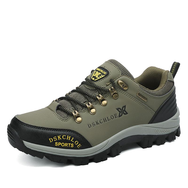 Męskie Oddychające Antypoślizgowe Miękkie Dno Sznurowane Outdoor Casual Sports Shoes