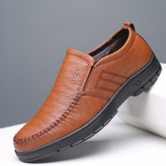 Męskie Oddychające Miękkie Dno Z Mikrofibry Slip On Casual Business Shoes