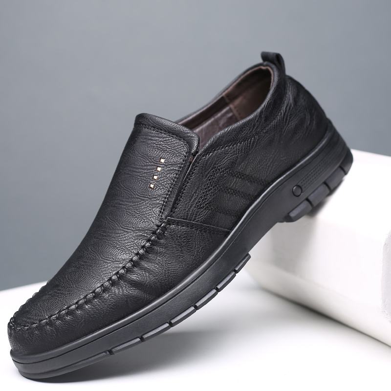 Męskie Oddychające Miękkie Dno Z Mikrofibry Slip On Casual Business Shoes