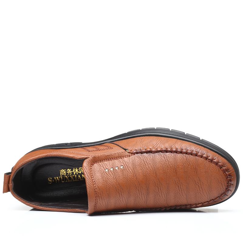 Męskie Oddychające Miękkie Dno Z Mikrofibry Slip On Casual Business Shoes