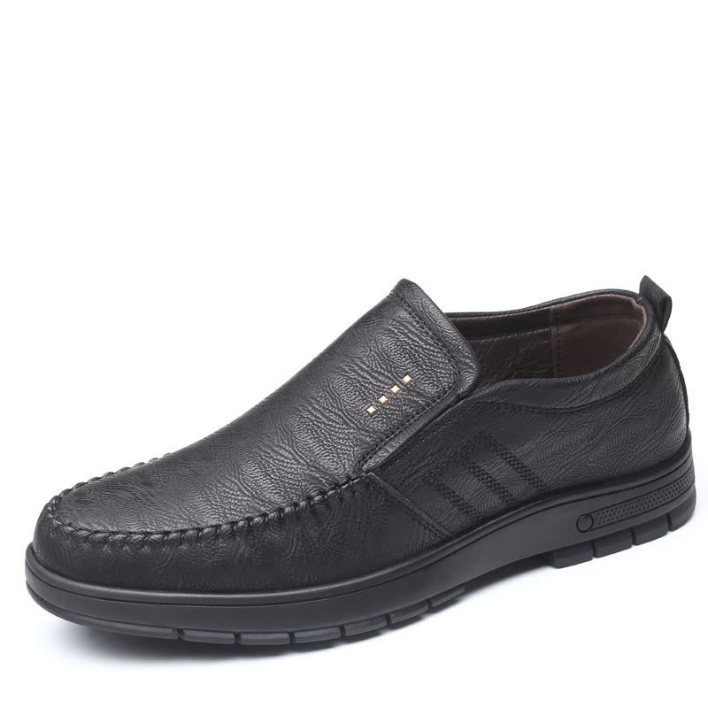 Męskie Oddychające Miękkie Dno Z Mikrofibry Slip On Casual Business Shoes