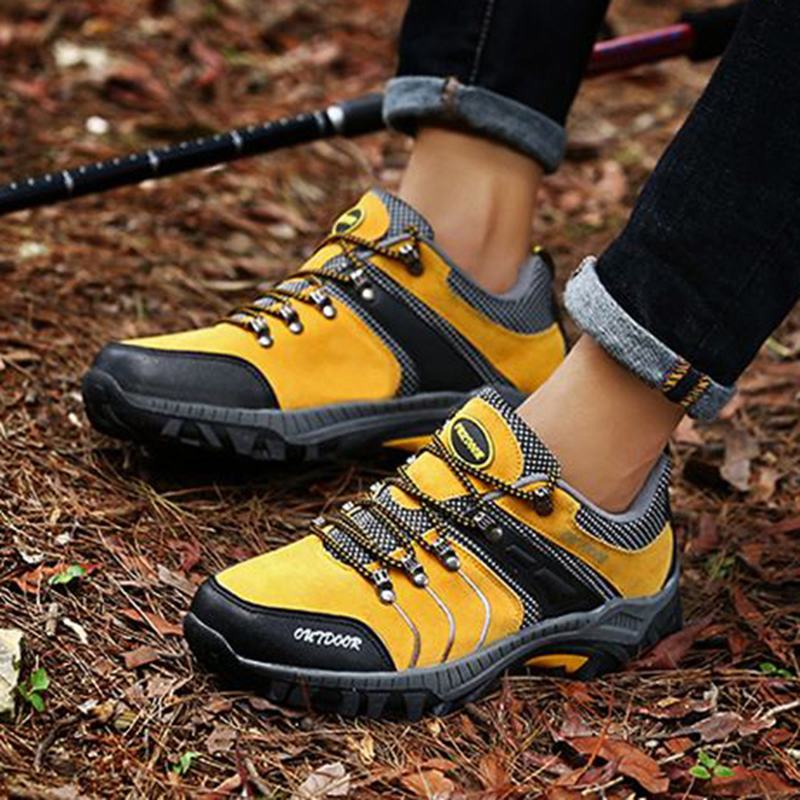 Męskie Oddychające Odporne Na Zużycie Podeszwa Zewnętrzna Buty Sportowe Outdoor Hiking