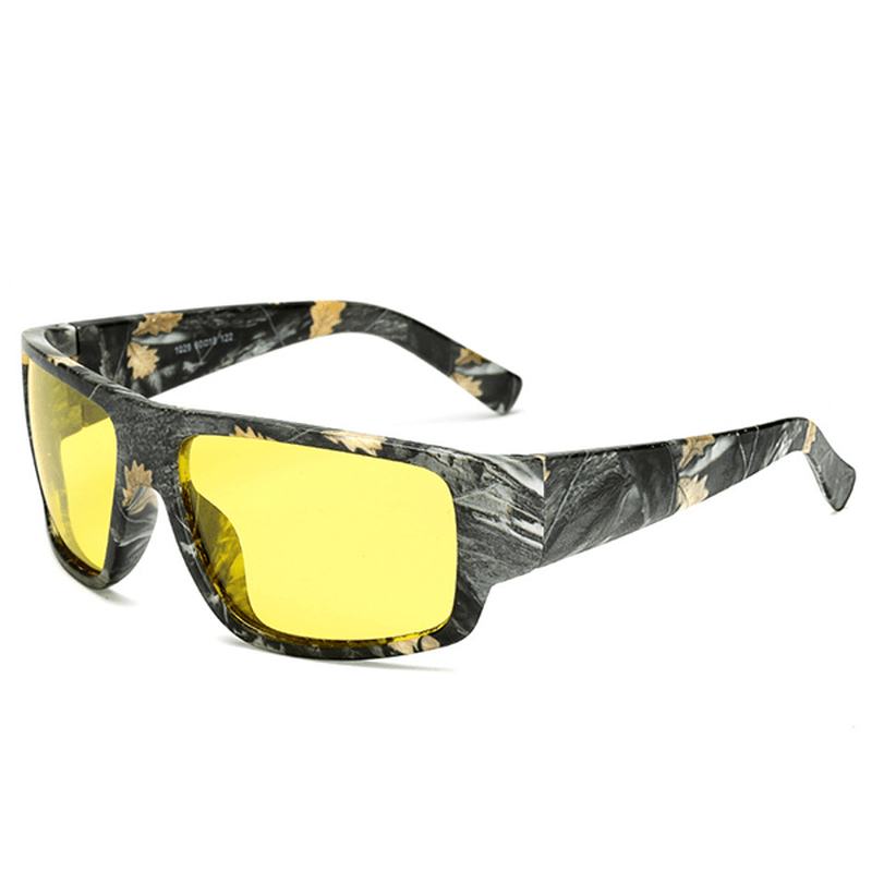 Męskie Okulary Przeciwsłoneczne Outdoor Sport Uv400 W Kamuflażu