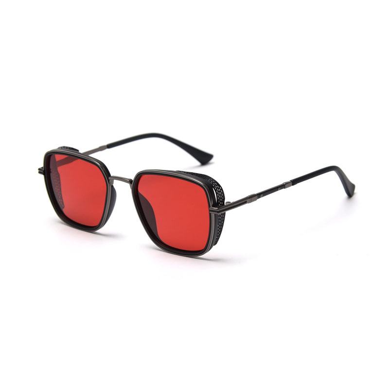 Męskie Okulary Przeciwsłoneczne Z Kwadratową Ramką Stylowe Okulary Przeciwsłoneczne Dla Kierowców