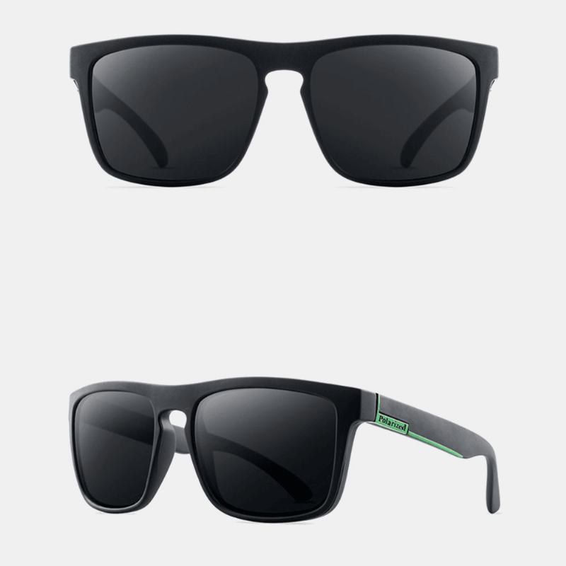 Męskie Okulary Przeciwsłoneczne Z Pełną Kwadratową Ramką Hd Ochrona Przed Promieniowaniem Uv Outdoor Sunshade