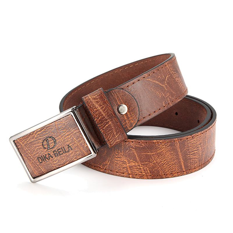 Męskie Paski Z Igłą Ze Skóry Pu Casual Leisure Pin Buckle W Pasie