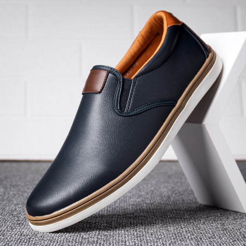 Męskie Retro Soft Walking Sole Casual Business Loafers