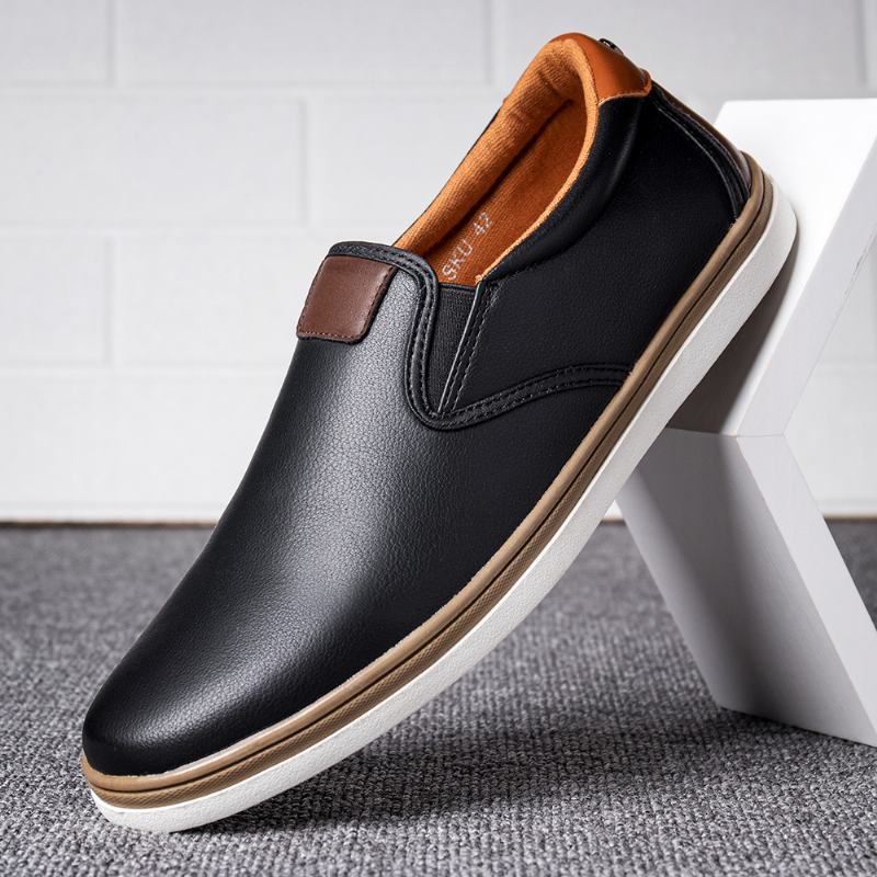 Męskie Retro Soft Walking Sole Casual Business Loafers