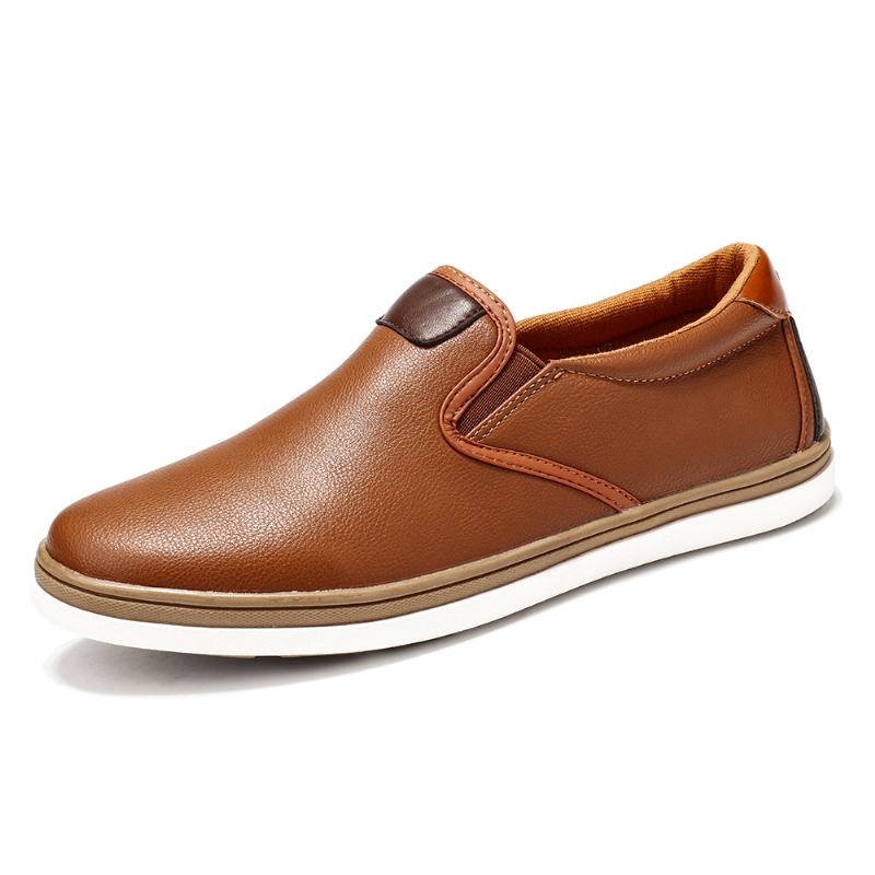 Męskie Retro Soft Walking Sole Casual Business Loafers