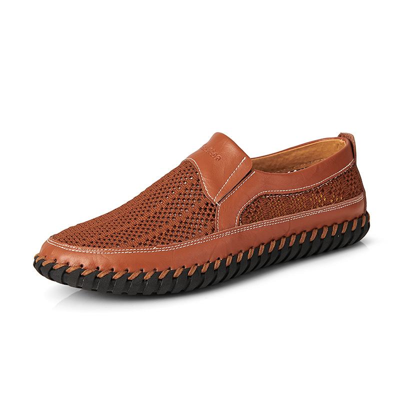 Męskie Siatkowa Tkanina Antypoślizgowa Miękka Podeszwa Outdoor Casual Shoes