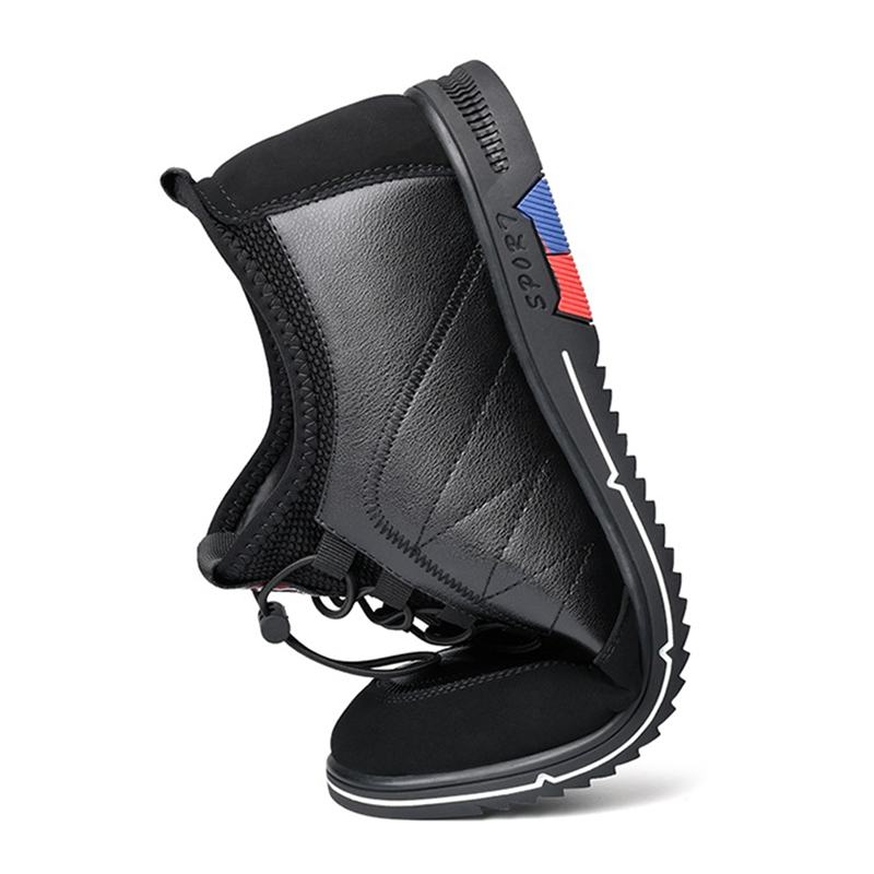 Męskie Skórzane Oddychające Miękkie Dno Z Mikrofibry Antypoślizgowe Elastyczne Sznurówki Casual Business Shoes