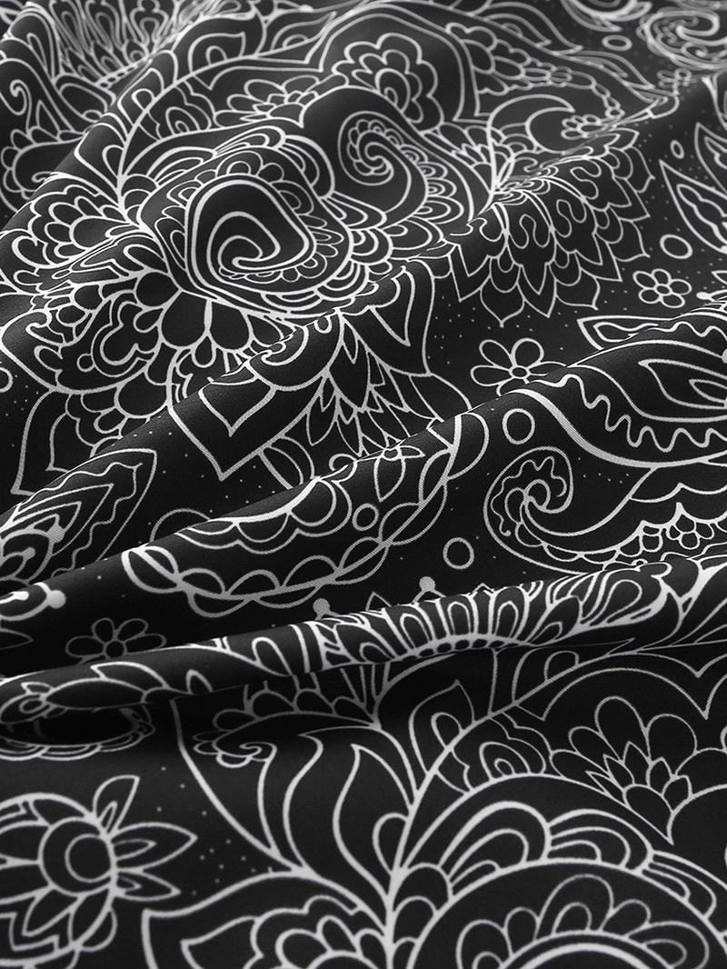 Męskie Spodenki W Stylu Etnicznym Z Nadrukiem Kimono Spodenki Do Kolan Casual Zestaw Piżam