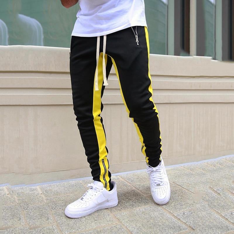 Męskie Spodnie Do Biegania Casual Fitness Męskie Odzież Sportowa Dres Spodnie Skinny Spodnie Dresowe