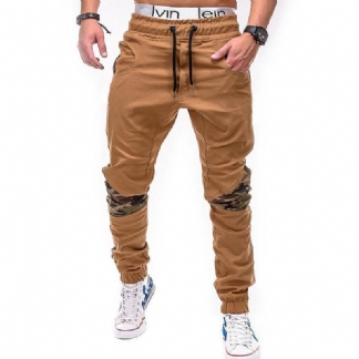 Męskie Spodnie Dresowe Slim Fit Jogger Cotton Tapered Summer Leisure Harem Pants