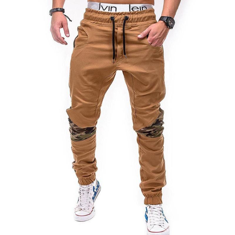 Męskie Spodnie Dresowe Slim Fit Jogger Cotton Tapered Summer Leisure Harem Pants