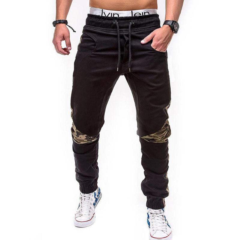 Męskie Spodnie Dresowe Slim Fit Jogger Cotton Tapered Summer Leisure Harem Pants