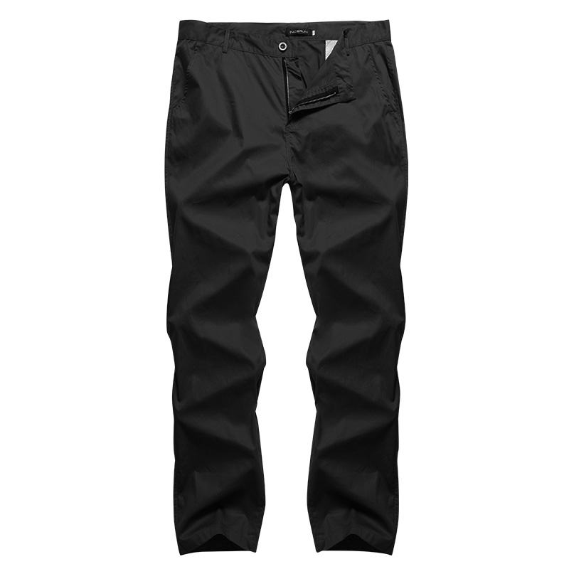 Męskie Spodnie O Regularnym Kroju Cargo Chino Business Casual Długie Spodnie Slack Plus Rozmiar