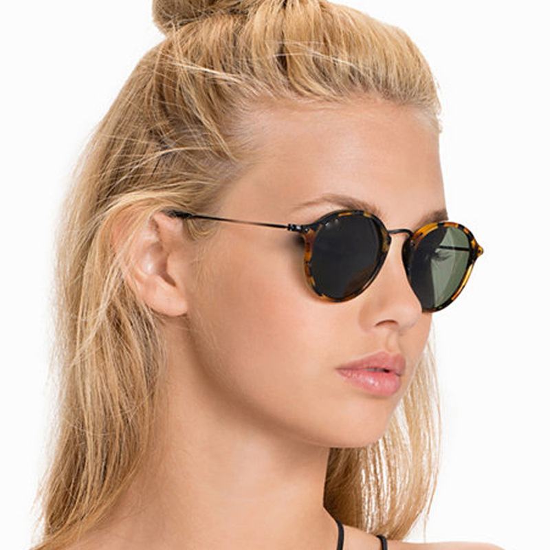 Metalowe Okrągłe Okulary Przeciwsłoneczne Na Twarz Okulary Przeciwsłoneczne W Stylu Retro Dla Mężczyzn I Kobiet