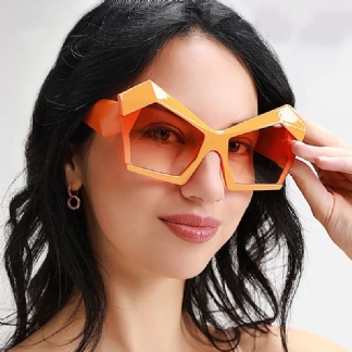 Moda Damska Wielokątne Okulary Przeciwsłoneczne Do Zdjęć Ulicznych