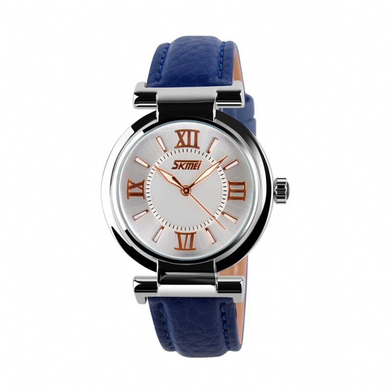 Moda Damskie Watch Wodoodporny Skórzany Pasek Casual Quartz Watch