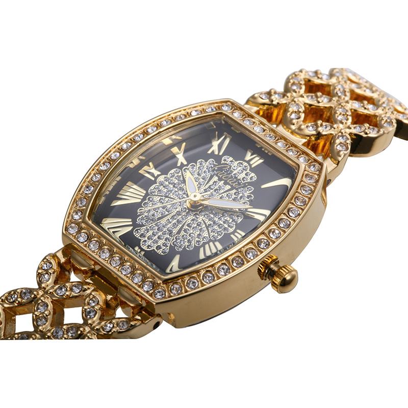 Moda Light Luxury Hollow Diamond Damskie Quartz Watch