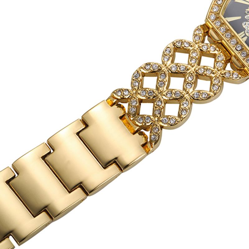 Moda Light Luxury Hollow Diamond Damskie Quartz Watch