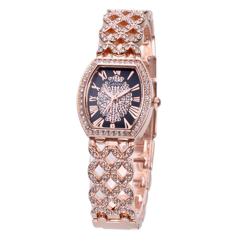 Moda Light Luxury Hollow Diamond Damskie Quartz Watch