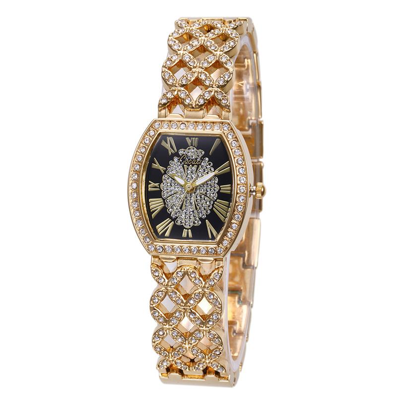 Moda Light Luxury Hollow Diamond Damskie Quartz Watch