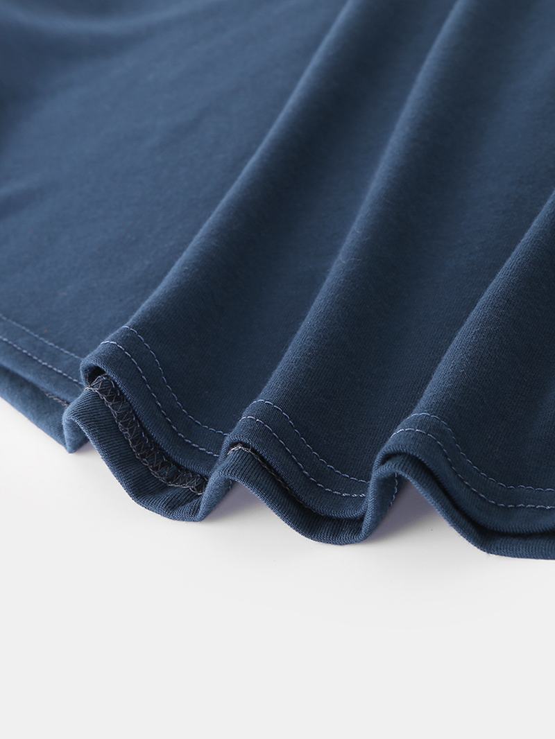 Moda Męska Crew Neck Oddychające Dopasowane Koszulki Na Co Dzień