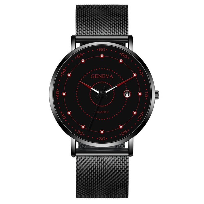 Moda Męska Zegarek Biznesowy Zdobiony Wskaźnik Luminous Quartz Watch