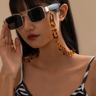 Moda Retro Flanelowa Geometryczny Pierścień Łańcuch Okulary