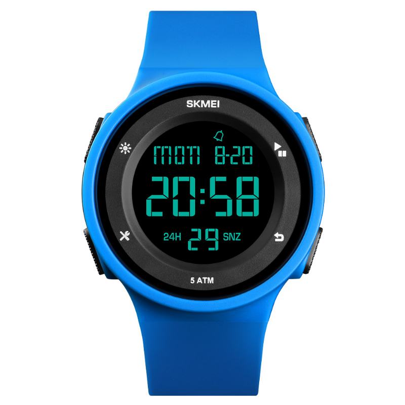 Moda Silikonowy Wodoodporny Zegarek Cyfrowy Led Outdoor Sport