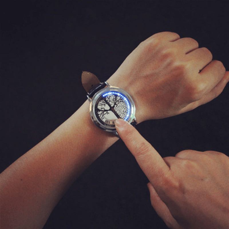 Moda Sportowy Zegarek Z Ekranem Dotykowym Led Zegarek Dla Par Dla Mężczyzn Kobiety