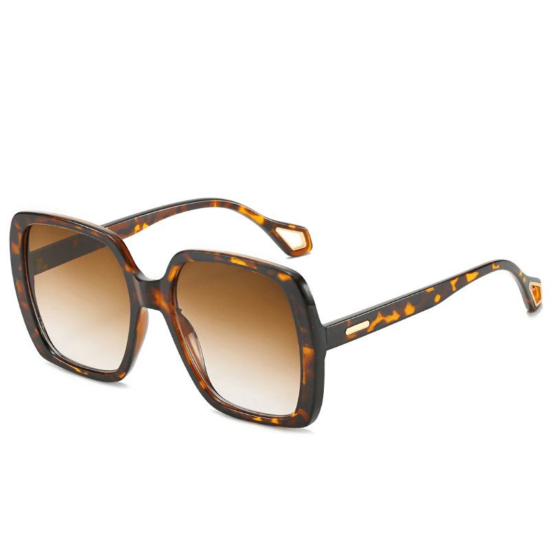 Moda Square Frame Retro Damskie Okulary Przeciwsłoneczne