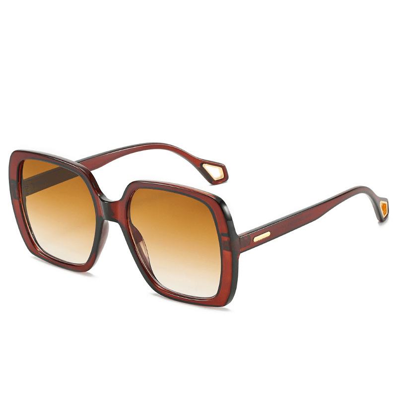 Moda Square Frame Retro Damskie Okulary Przeciwsłoneczne