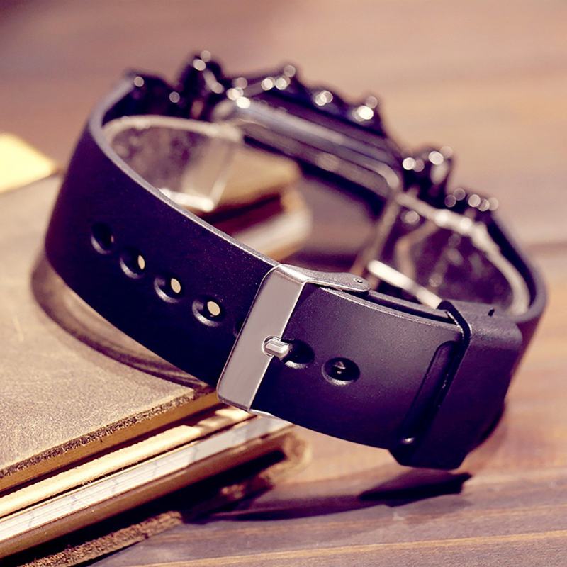 Moda Square Style Cool Męskie Watch Wyświetlacz Led CZas Data Tydzień Kolorowe Światło Cyfrowy Zegarek
