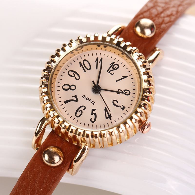 Moda Three Pearl Damskie Watch Ladies Dress Watch Bransoletka Zegarek Kwarcowy